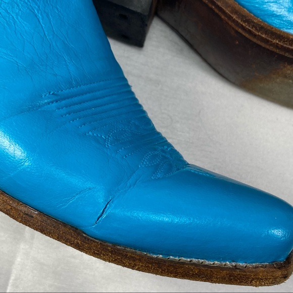 Old West size 8.5 custom painted western boots - Picture 6 of 12